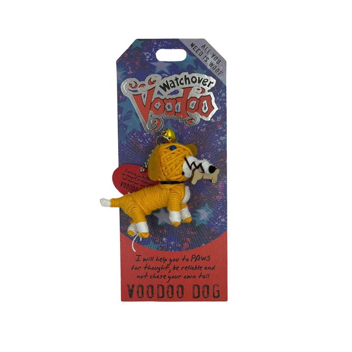 The H&H Group - Wholesale Keychain - Unisex - Voodoo Dog - Watchover Voodoo Dolls - Keychain