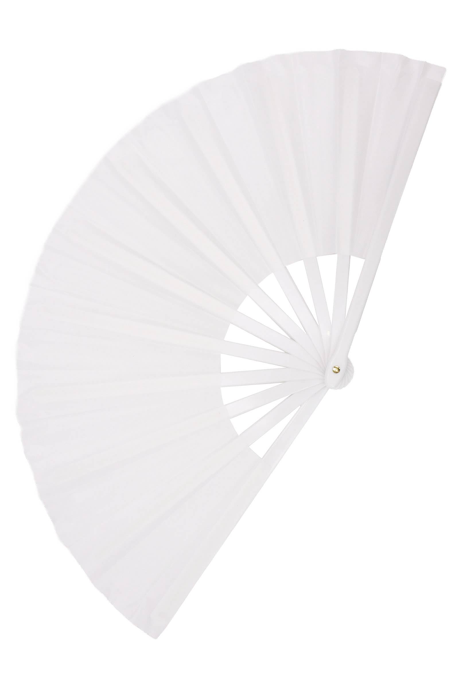 ASSORTED Large Solid Line Dance Folding Fan - 13 Inch for wholesale on Faire3