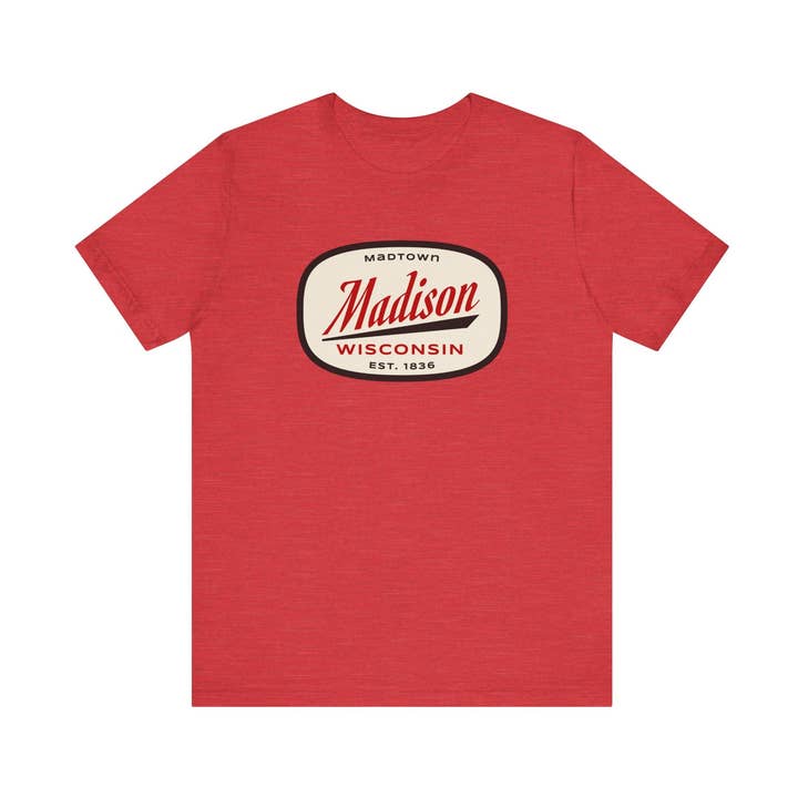 Madison, Wisconsin T-Shirt - Retro Unisex Madison Shirt for wholesale by Hey Mountains