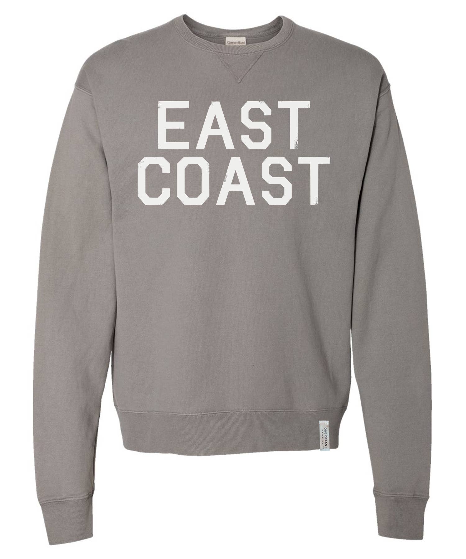 One Ocean Apparel Co.. - Wholesale Graphic Sweatshirt - Unisex - EAST COAST Crewneck - CUSTOM COLORS4