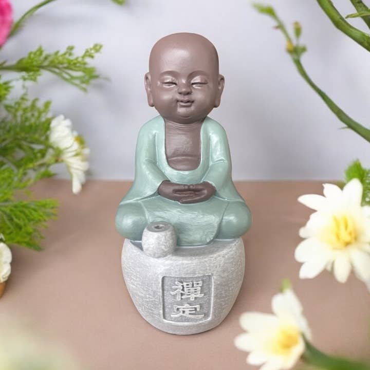 Buddha Dhyana-figur rökelsehållare – zenstämning för wholesale av Zen'Arôme