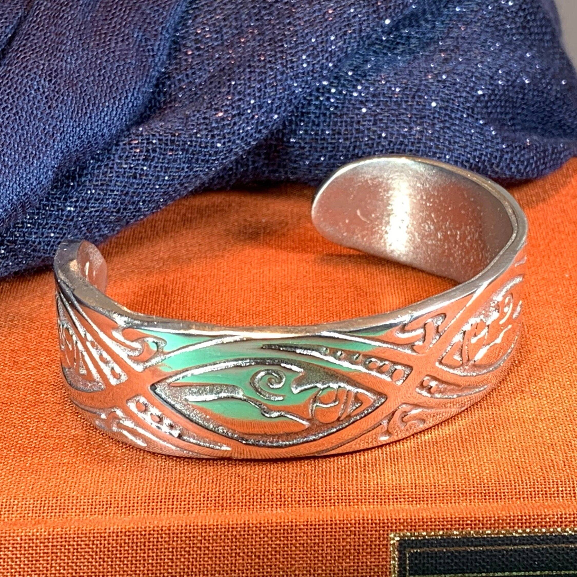 Celtic Crystal Designs Jewelry & Gifts - Wholesale Cuff Bracelet - Orna Celtic Forest Cuff Bracelet5