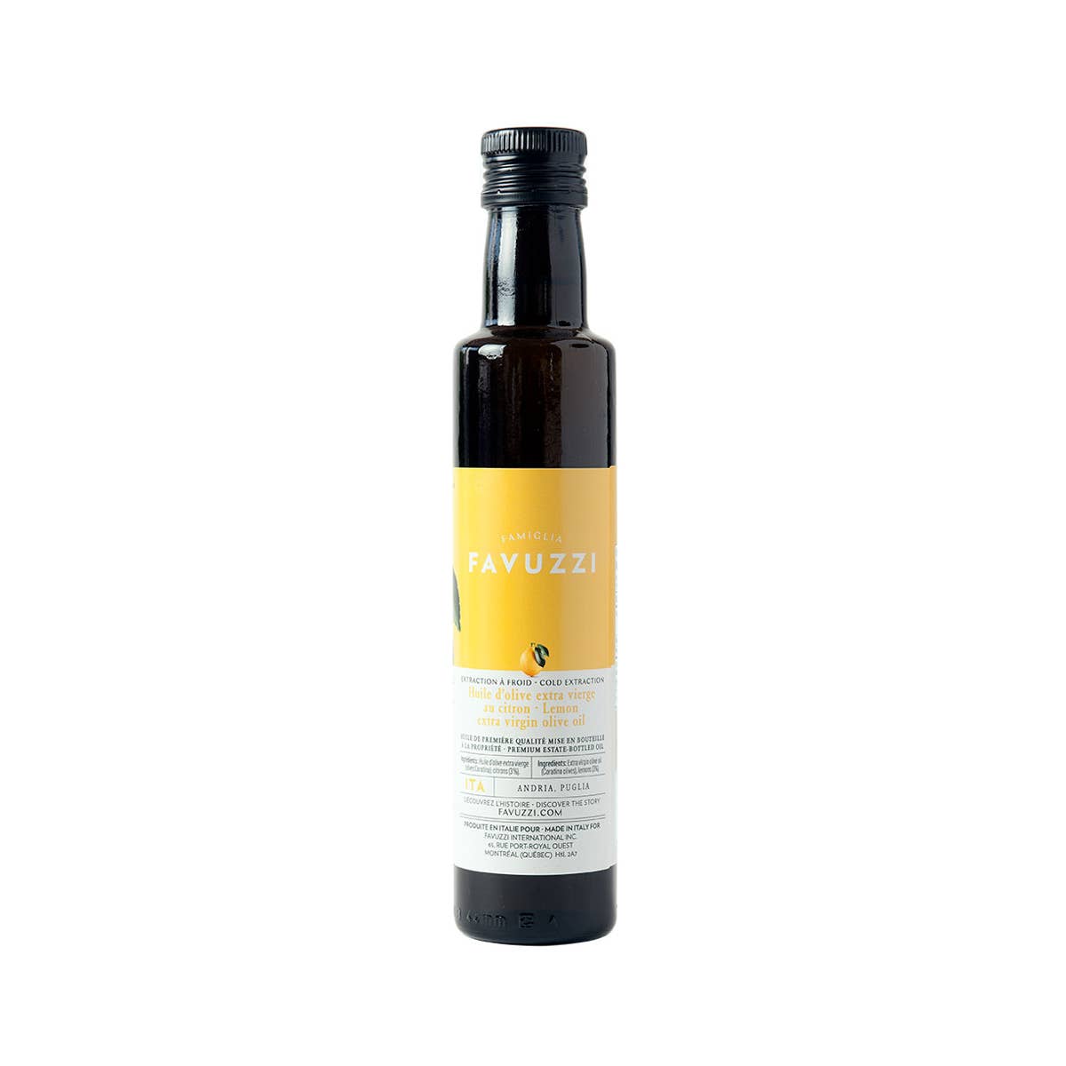 Favuzzi (Canada) - Wholesale Olive Oil - Crushed Lemon Extra-virgin Olive Oil1