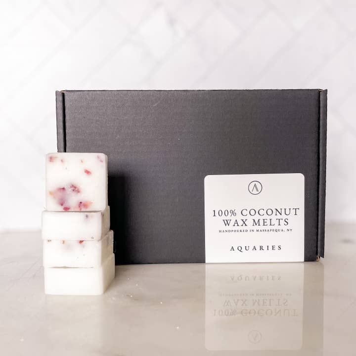 Cire fondante Eco-Lux à la rose foncée, aux agrumes et au labdanum pour la vente par AQUARIES