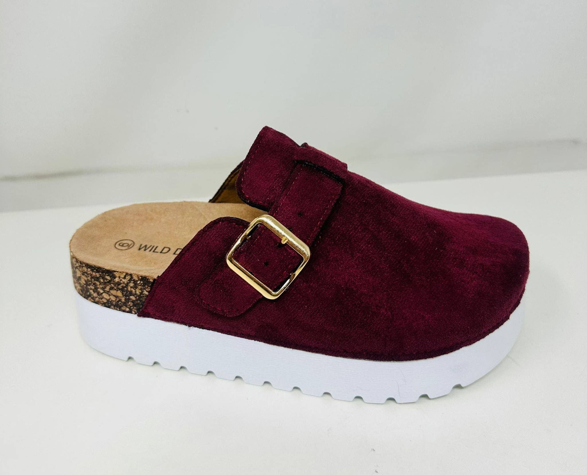 Mars Sky Shoes Wholesale - Vente Mules – femme - Wild Diva JUTTA-01 Mules à boucle pour femmes avec semelle en liège et semelle épaisse - Pack de 18 paires - 15,45/paire0