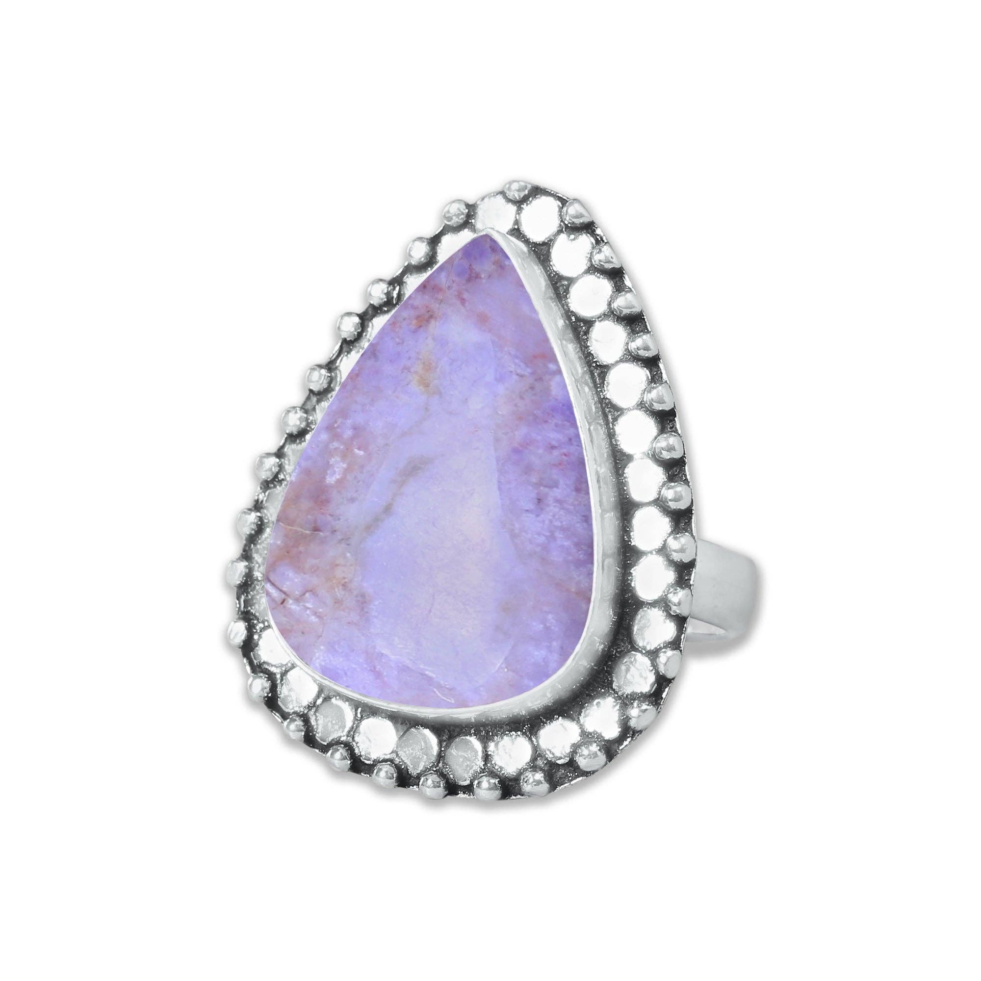 Handmade Jewels - Wholesale Cocktail/Statement Ring - Stitchite Rings – Handmade, Silver-Plated, Assorted Boho Designs (US Sizes 6–10)16