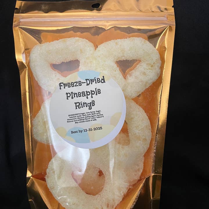 Freeze Dried Pickle Favorites and more - Wholesale Hard Candy - Freeze Dried Candy Peach Rings9