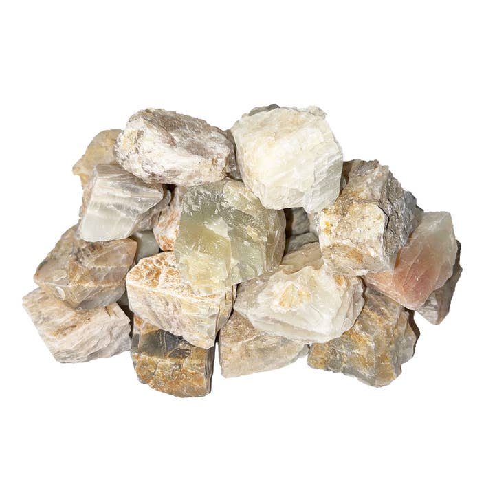 Moonstone Rough Stones - 1kg for wholesale by France Mineraux