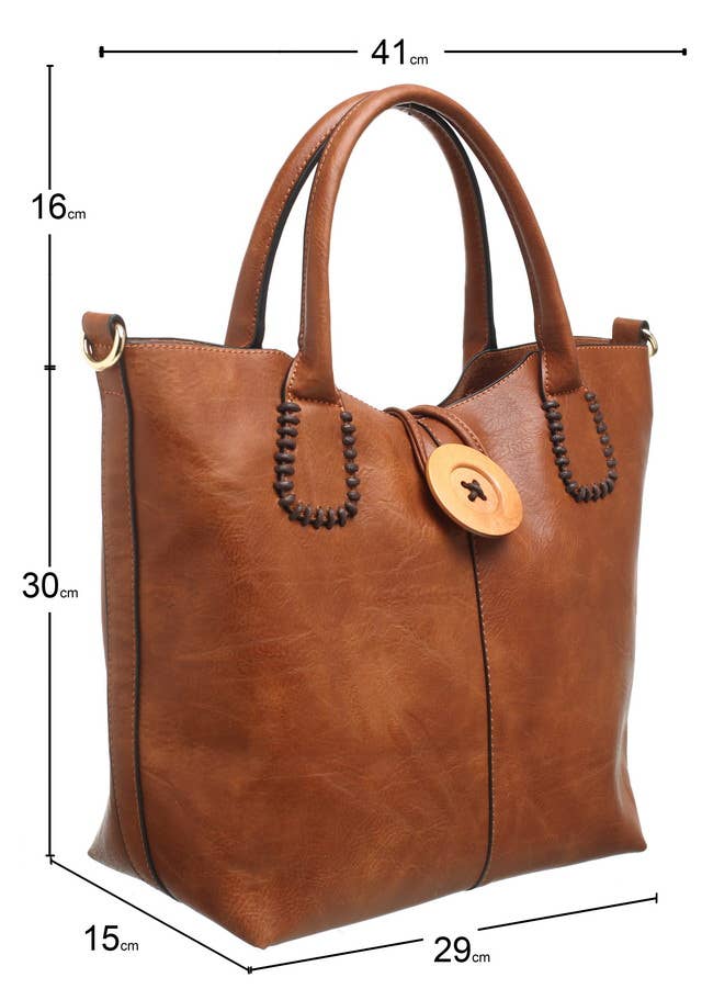 Bessie London - Vendita all'ingrosso Borsa tote - Donna - Bessie London Borsa Classica Tote con Sacca Interna14