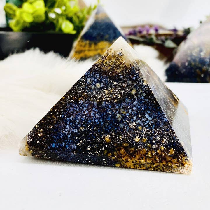 Lions Eye Jasper Crystal Pyramids - BY WEIGHT (RK24) for wholesale by Rock Paradise