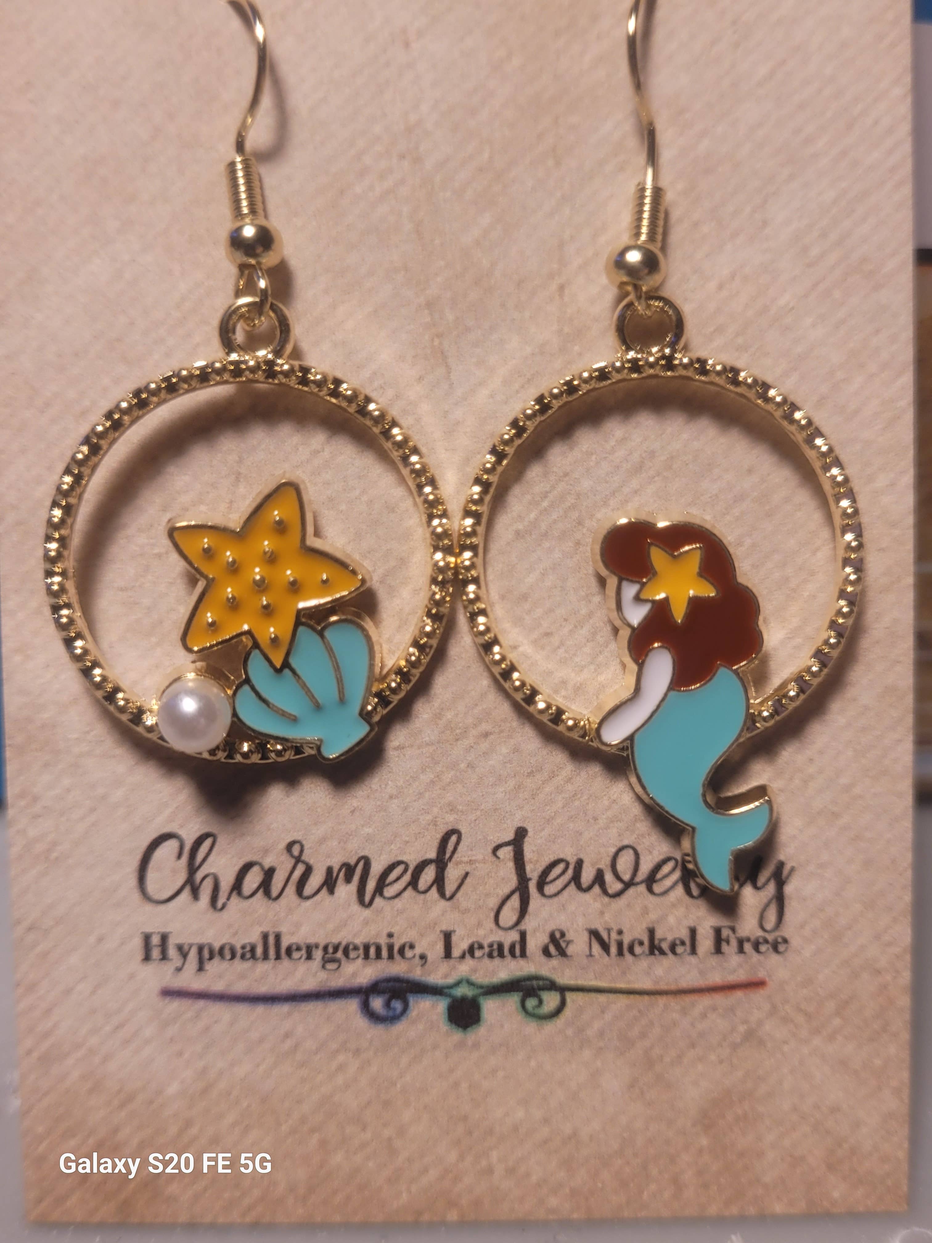 Con-Quest Crafts - Wholesale Dangle Earrings - Fairy Tale Princess Inspired Earrings &Necklaces19