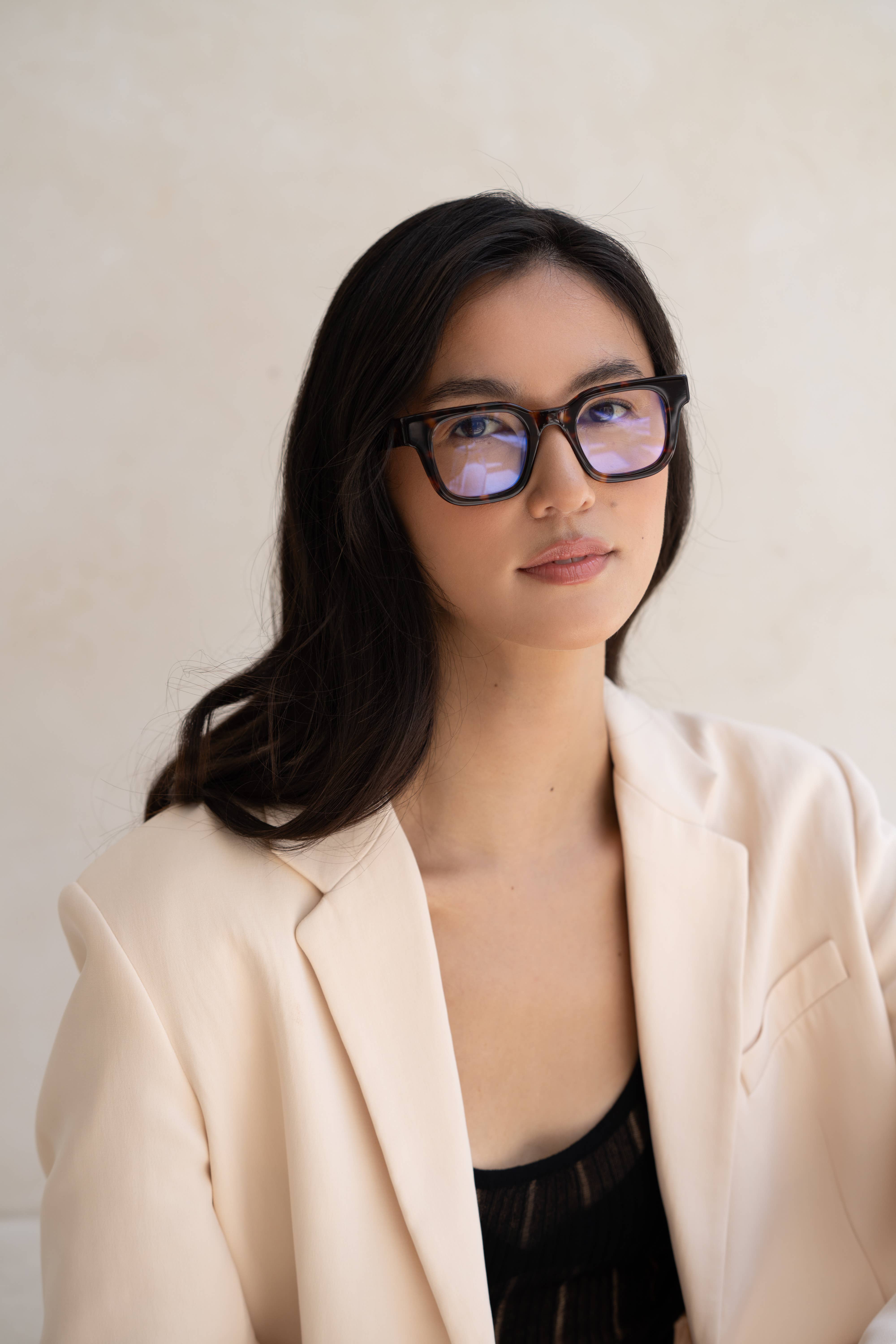 Donkere schildpad Atlas Blue Light Readers Leesbril Unisex Bril voor groothandel op Faire1