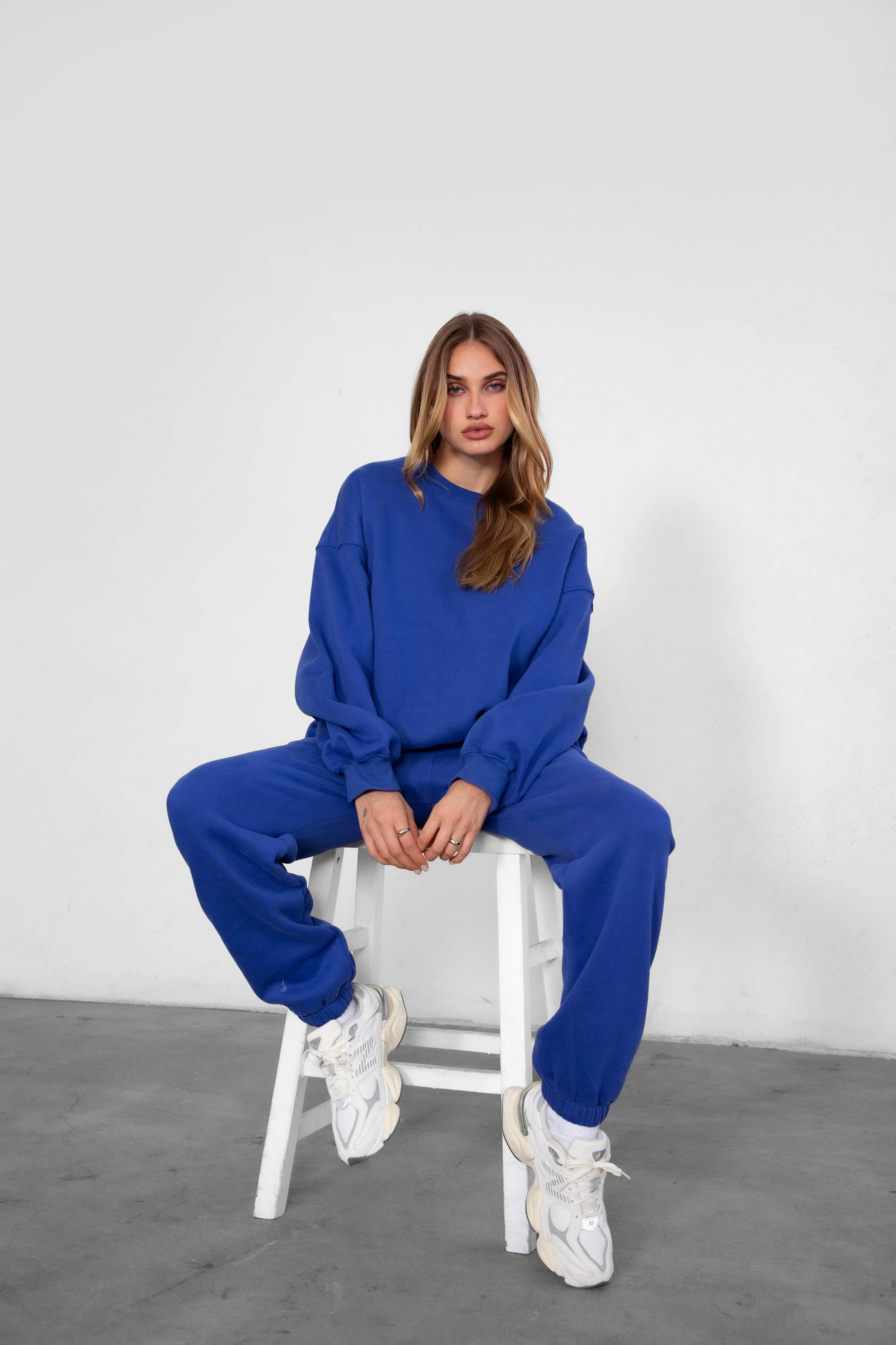 TICTOC - Wholesale Sweatshirt - Women's - VARSITY Plush Fleece Crew Neck Lounge Pullover Sweatshirt42