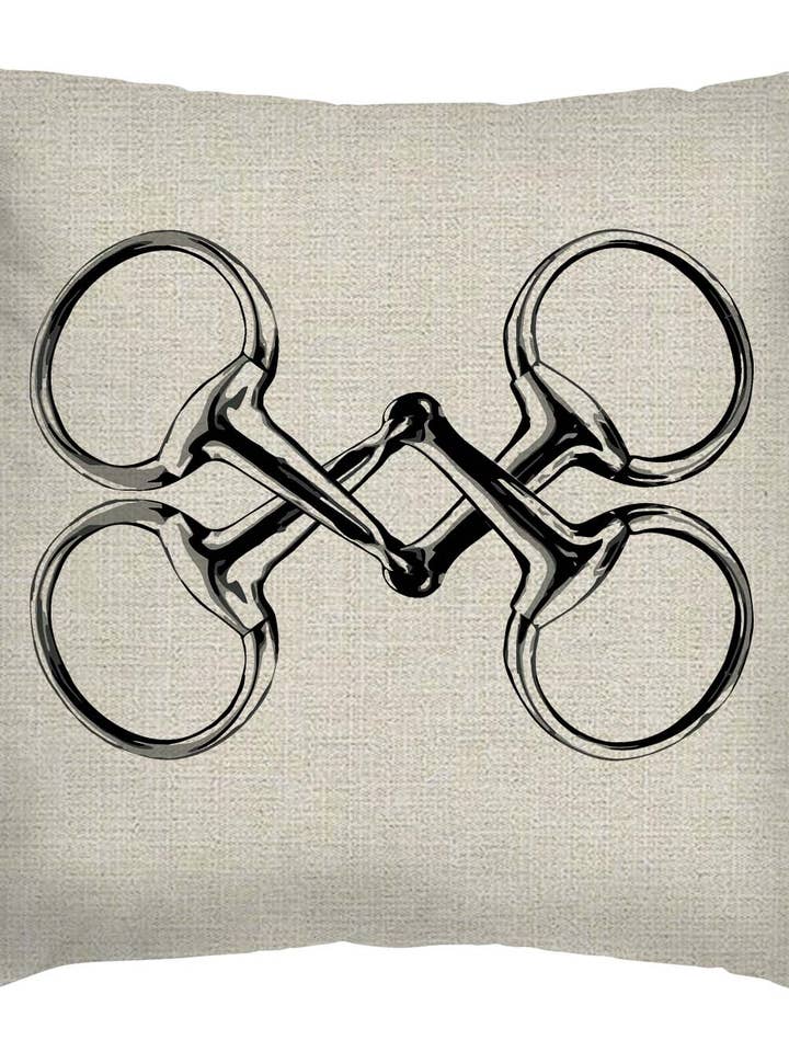 LINEN PILLOW Eggbutt Snaffles for wholesale by Noble Pony