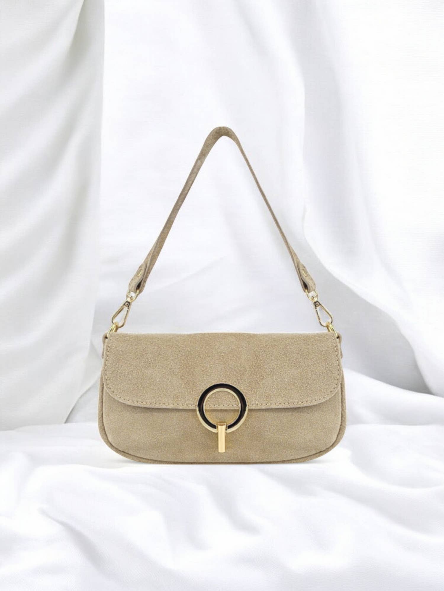 ITALIAN'S LEATHER – Großhandel Schultertasche – Damen – Nuria Lederhandtasche aus Wildleder 25030515