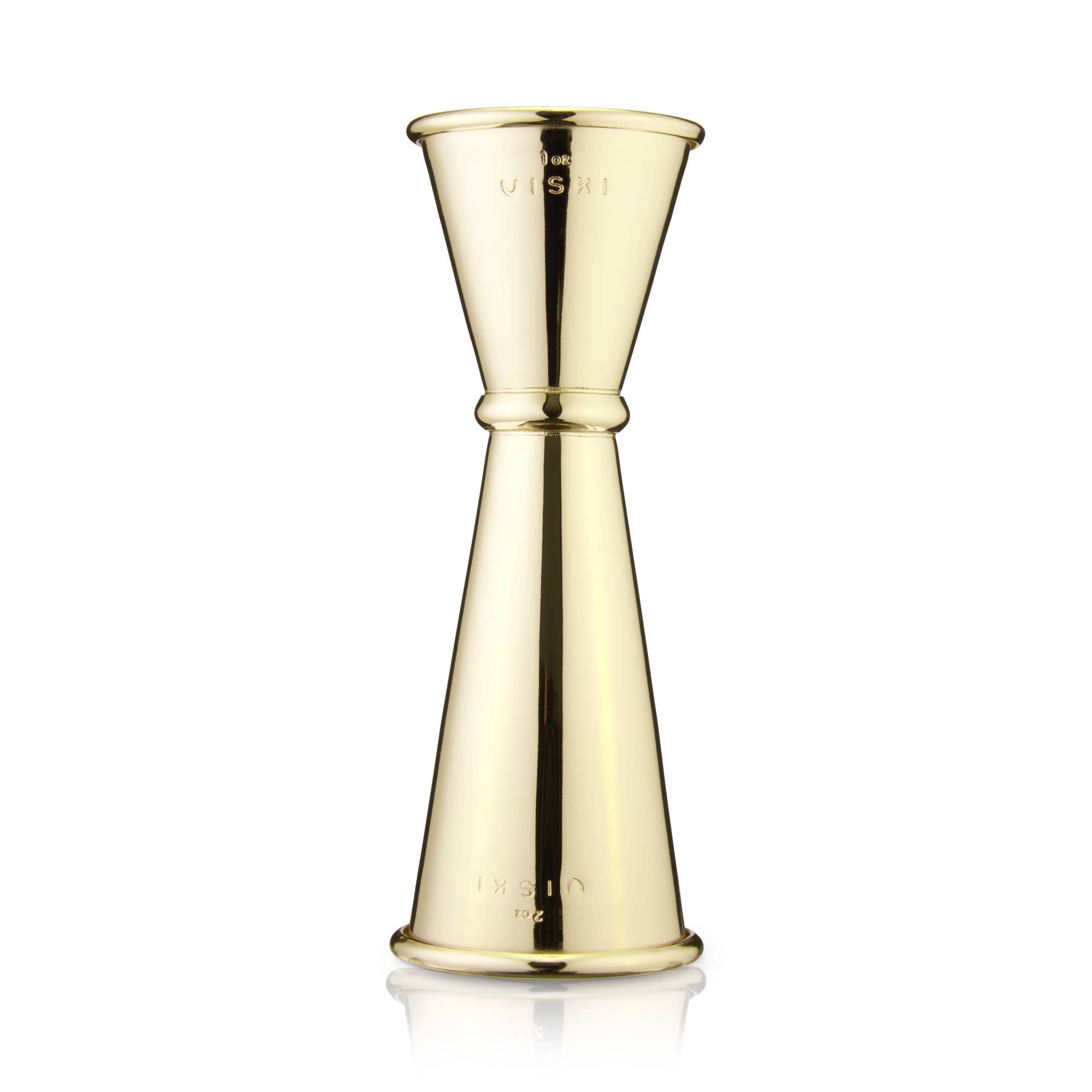 Viski - Wholesale Jigger - Belmont™ Large Gold Plated Japanese Style Makoto Jigger2