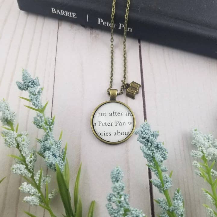 Book Character Pendants for wholesale by Erin Casey Crafts