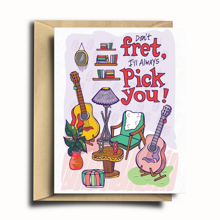 Always Pick You Love Card for wholesale by SOMETHING OF A DANDY
