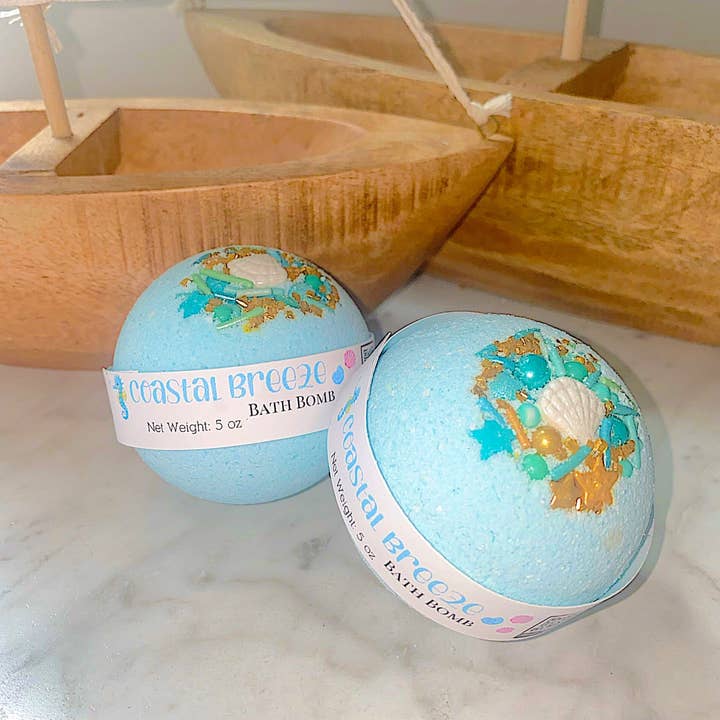 Mandatory Me Time - Wholesale Bath bomb/fizz - Coastal Breeze Bath Bomb Summer Spa Fizzy1