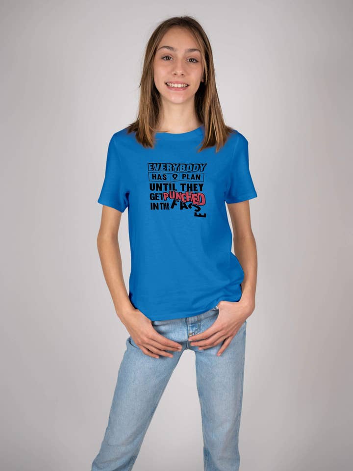 T-shirt "Punched" Criança por atacado de LEMON T