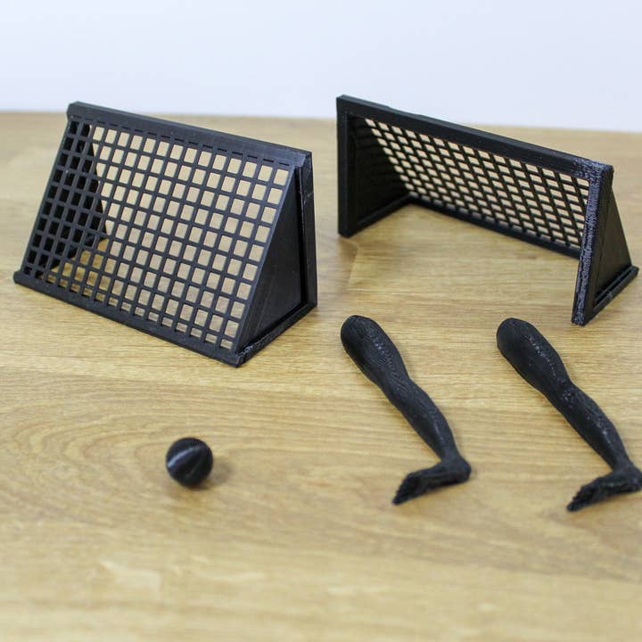 Table Top Portable Soccer Game Set | Hand Held and Portable for wholesale by Clever Contraptions