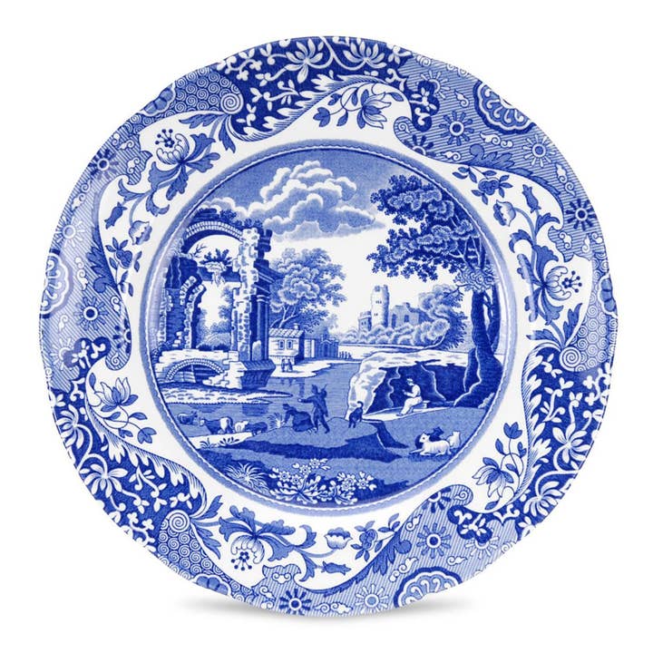 Spode Blue Italian Salad Plate for wholesale by Portmeirion, Spode, Pimpernel, Nacthmann, Wrendale Designs