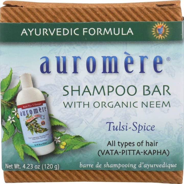 4.23 oz Ayurvedic Shampoo Bar for wholesale by Auromere Ayurvedic Imports