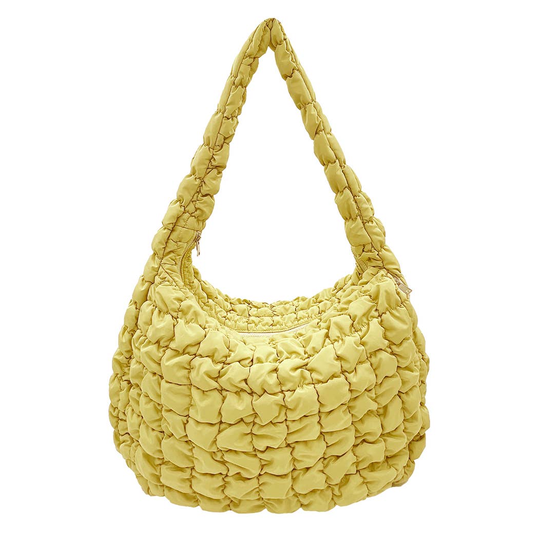 Fashion City - Wholesale Shoulder Bag - Women's - Stylish Lightweight Puffer Shoulder Large Bag6