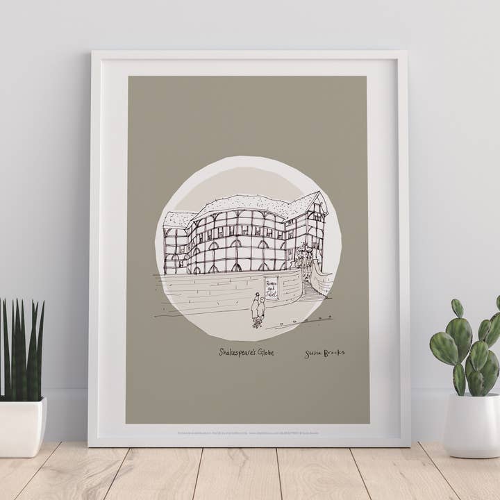 Shakespeares Globe Theatre 2 - 11X14” Premium Art Print for wholesale by Star Editions