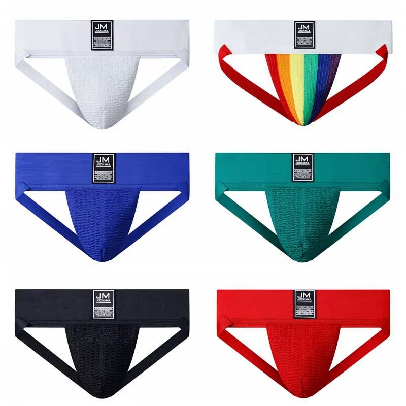 VIGOR - Wholesale Underwear - Men's - Jockstrap Wide Waistband Fashion Thongs Sexy G-string Men4
