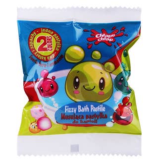 LS GROUP - Vente Bombe de bain/poudre effervescente pour le bain - Galet de bain - Barbe e à papa et chewing - Effervescent 40g