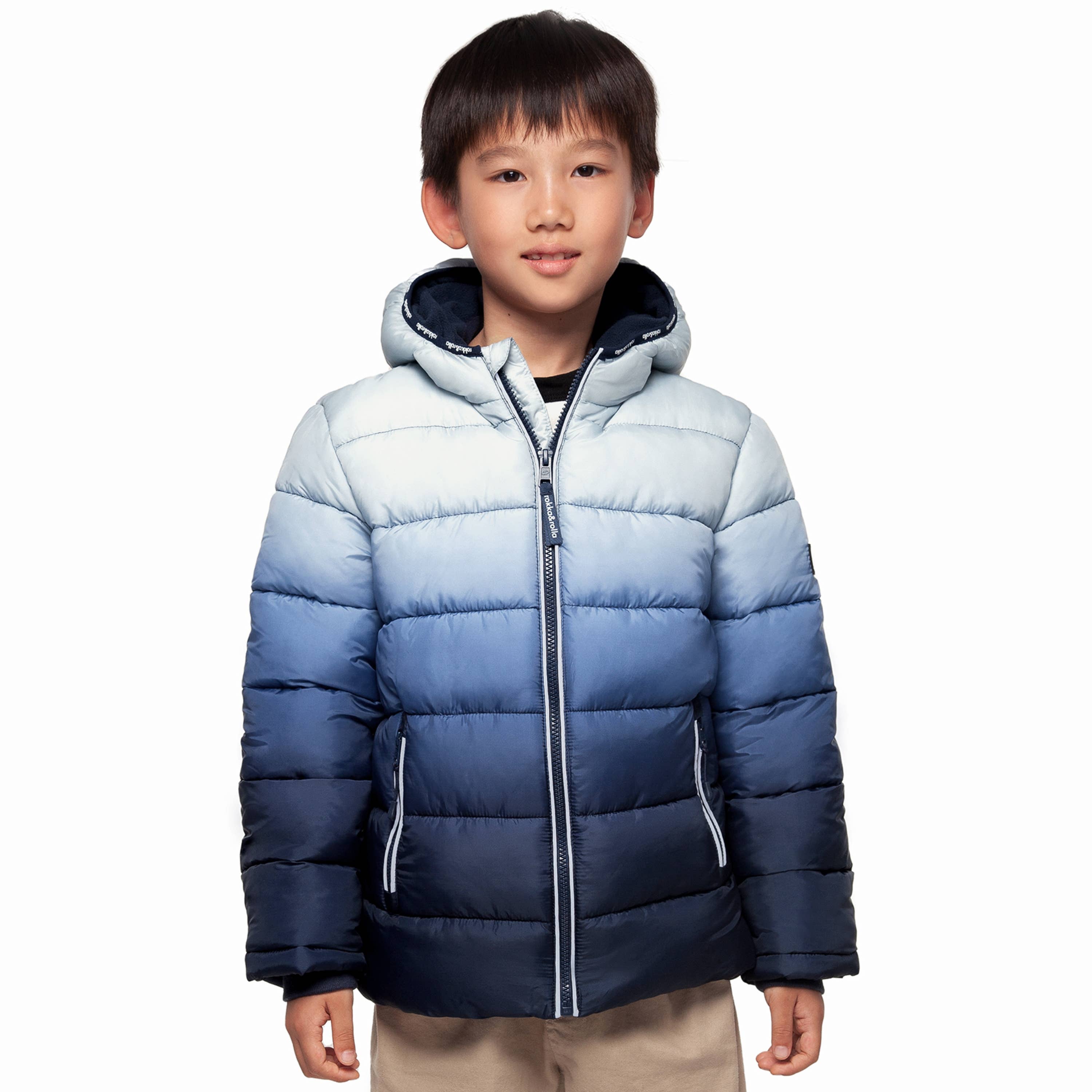 Rokka & Rolla - Wholesale Puffer Jacket - Kids - Boys' Heavy Winter Puffer Coat Bubble Jacket22