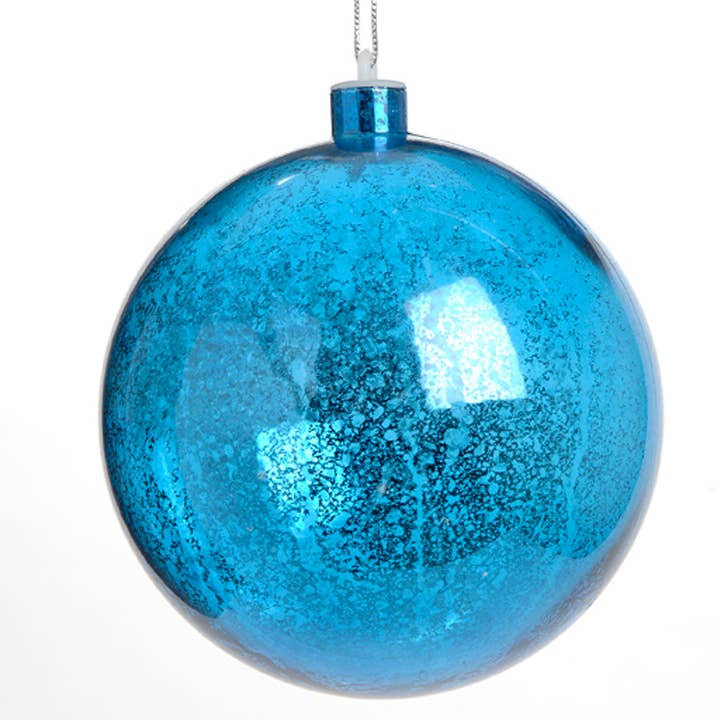 Studio Specialties - Wholesale Ornament - MERCURY GLASS ORN. 5 1/2" BLUE0