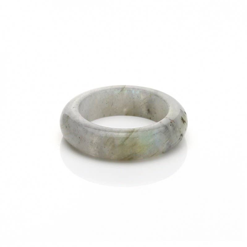 UniArt - Wholesale Single Stone/Solitaire Ring - Clear labradorite ring2