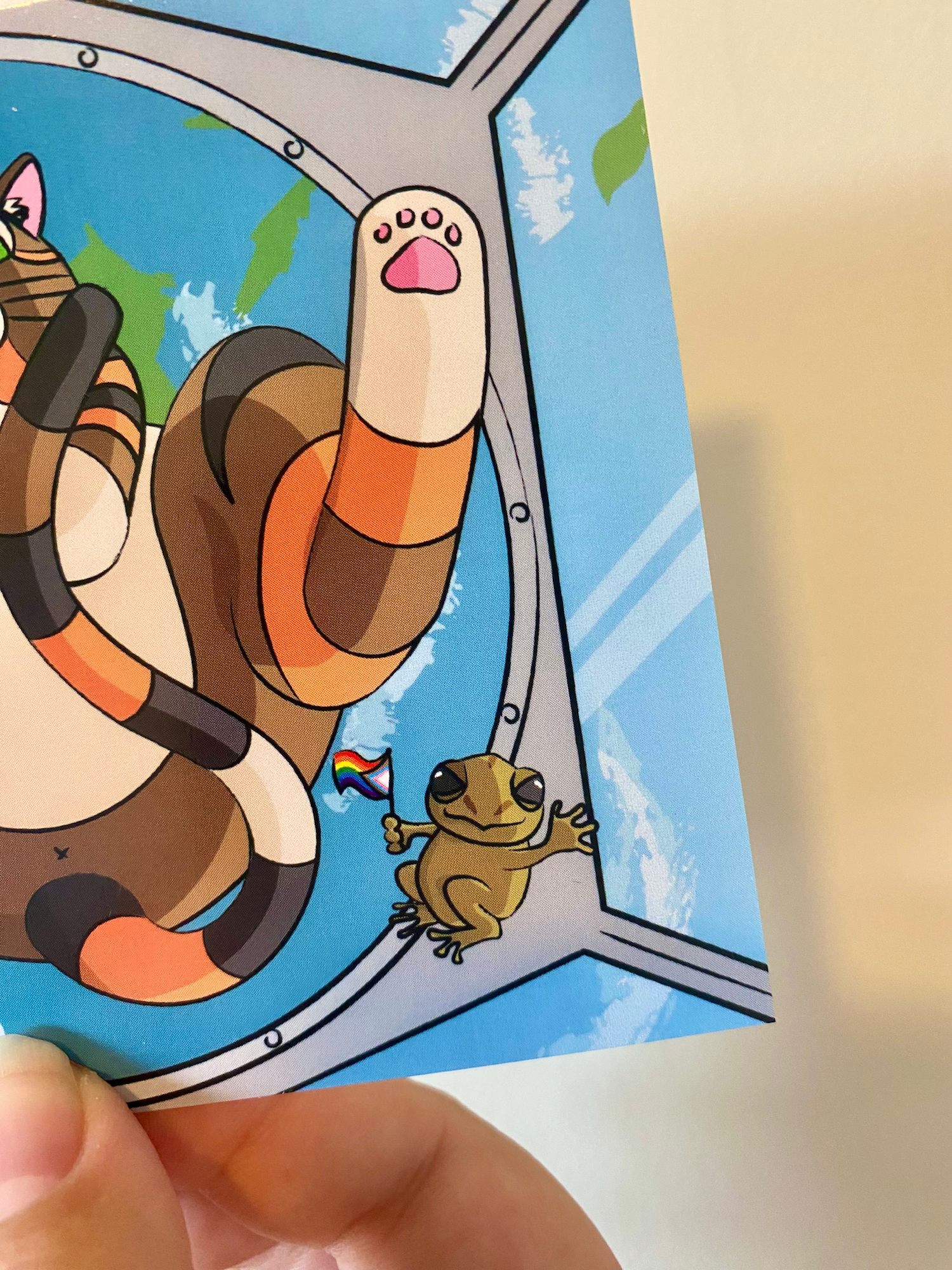 Rye & Co. - Wholesale Postcard - Rye and YiYi Space Station Adventure Post Card4