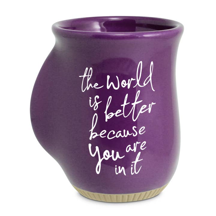 LCP Handwarmer Mug The World Is Better for wholesale by Cottage Garden
