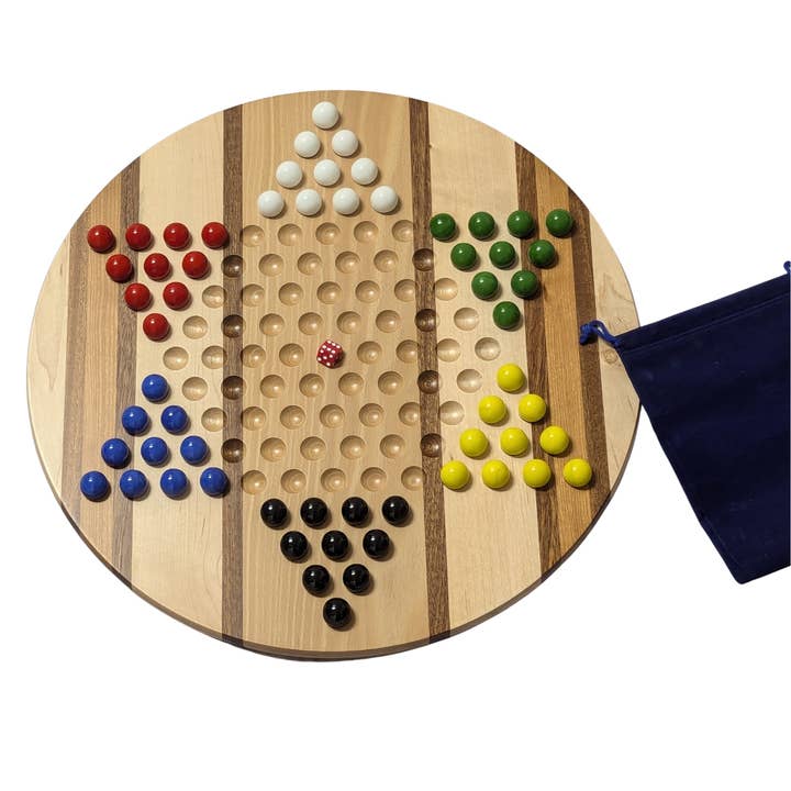 Marble Board Games - Wholesale Board Game - Chinese Checkers and Irk Combo Board