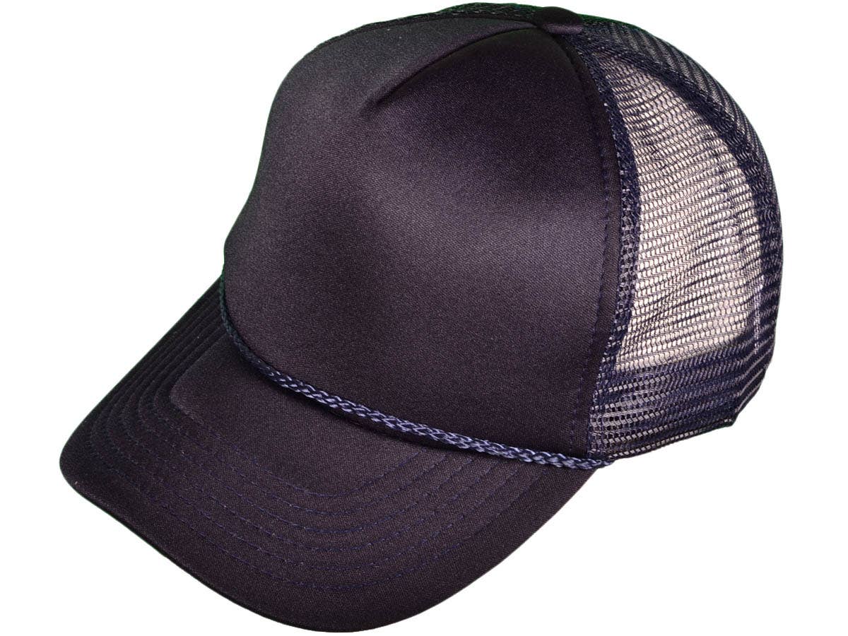 Buck Wholesale – Großhandel Trucker-Cap – Unisex – Buck Wholesale Schlichte Schaumstoff-Trucker-Caps mit Netzrückseite, mittleres Profil (44 Farben)52