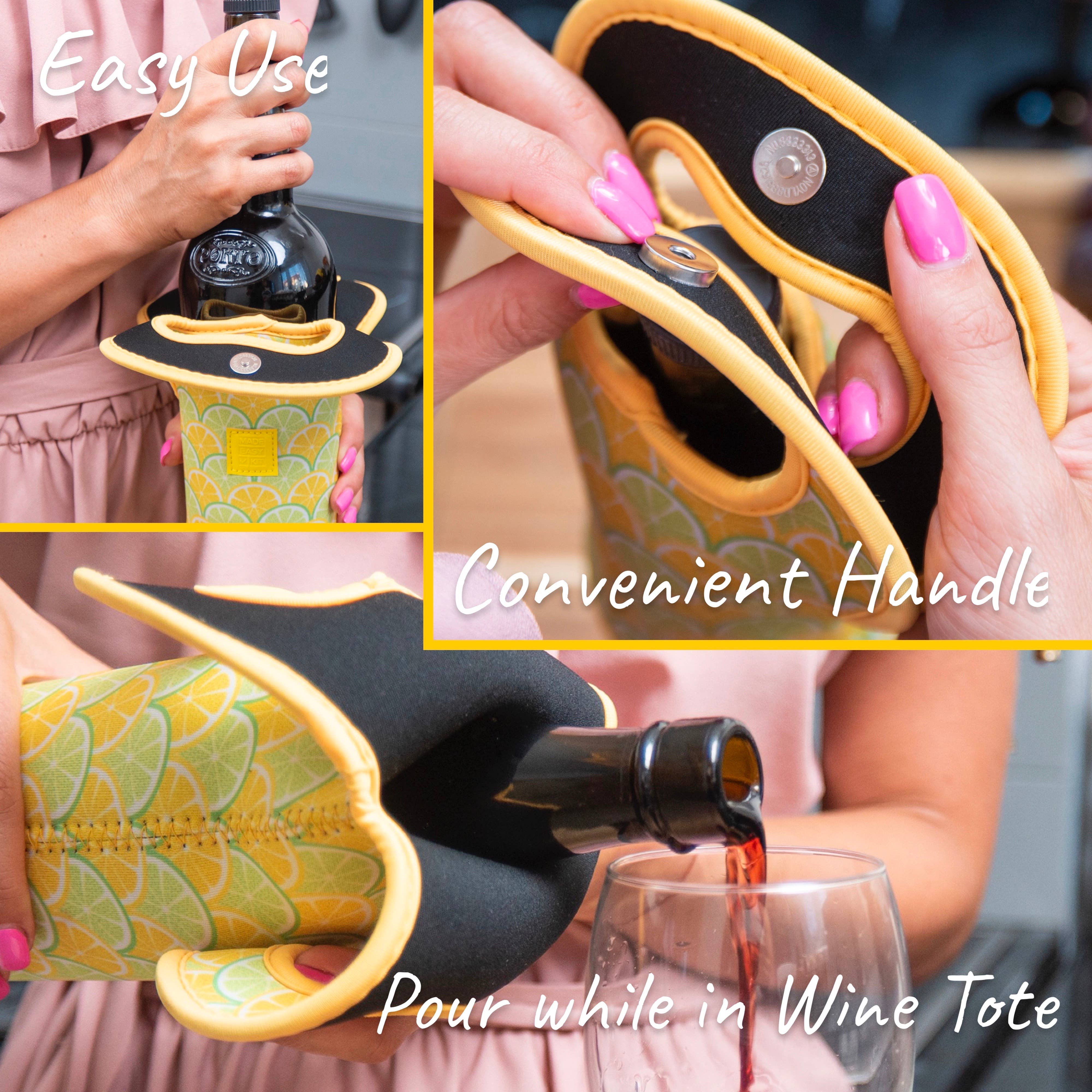 MADE EASY KIT – wholesale Wine tote – Made Easy Kit Insulated Wine Tote Neoprene Carrier Set of 37