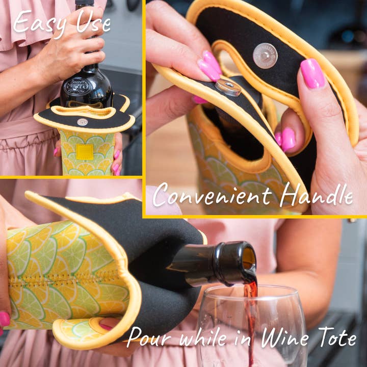 MADE EASY KIT - Wholesale Wine tote - Made Easy Kit Insulated Wine Tote Neoprene Carrier Set of 318