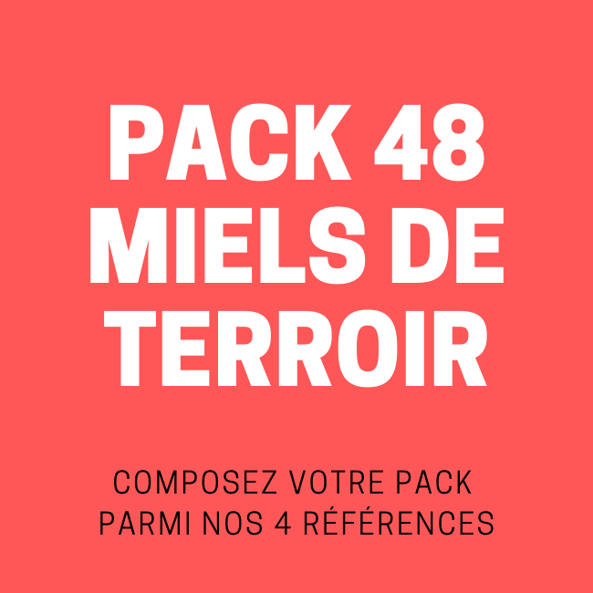 Les Abeilles de Malescot – wholesale Honey – Organic Terroir Honeys - 48 units Pack1