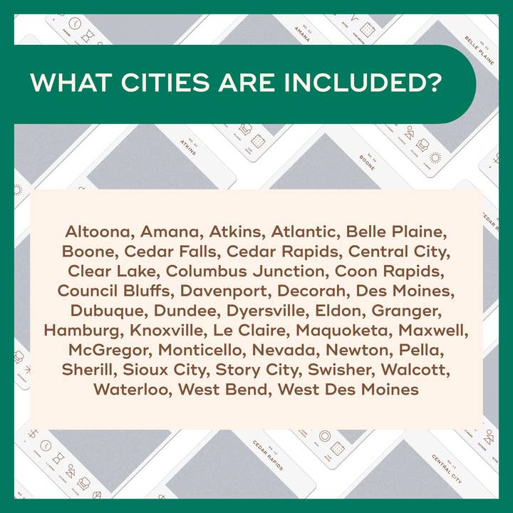 Reach International Outfitters - Wholesale Card Game - Iowa Adventure Bucket List5