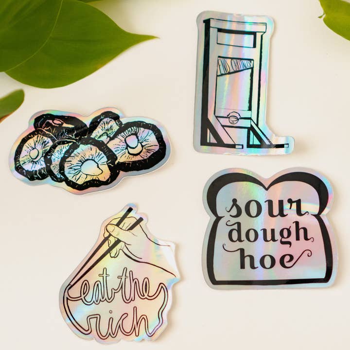 Menmin Made – Engroshandel Klistermærke – Spis den rige klistermærke3