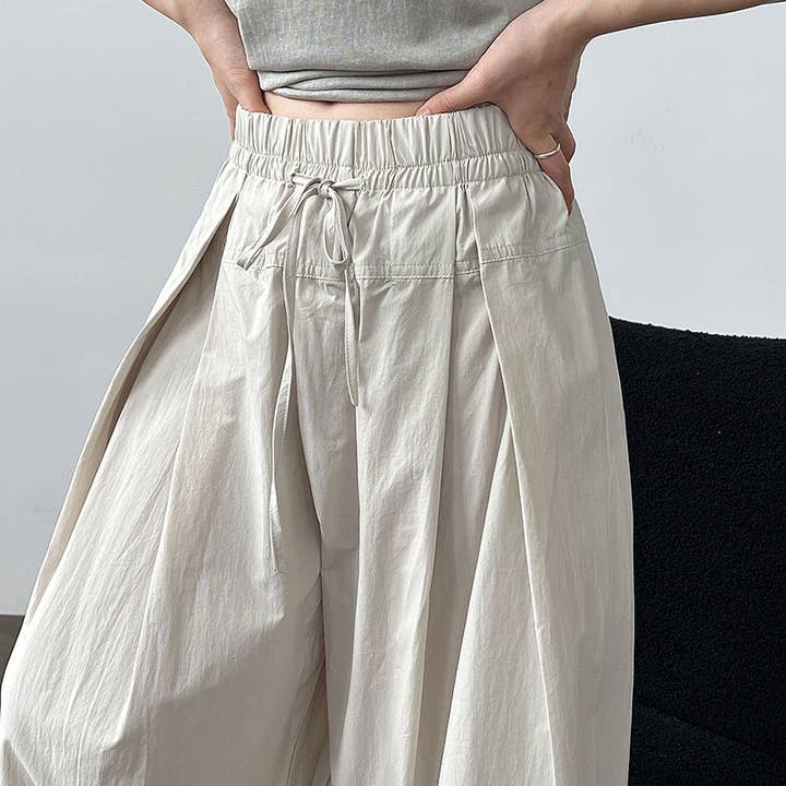 Marayn - Wholesale Pants - Women's - 2025 Luxe Cotton WideLeg Pants Summer Chic Style7