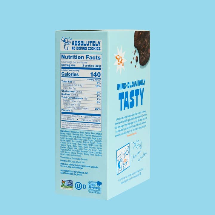 AL's Real Goods - Wholesale Cookie - Chewy Choco Choco Cookies | 6ct | 6.7oz | Michelin, Non-GMO3