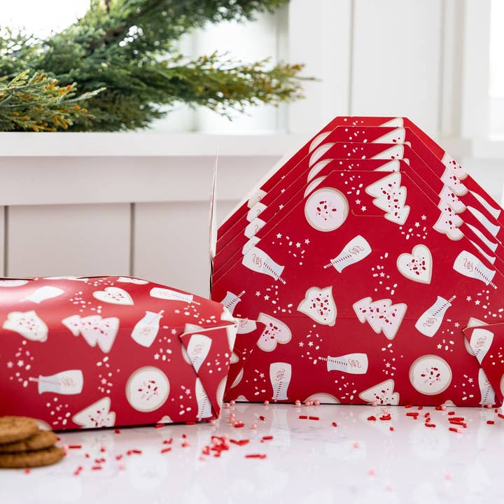 PLFC183 - Caja para llevar de leche y galletas en rojo para venta al por mayor de My Mind’s Eye