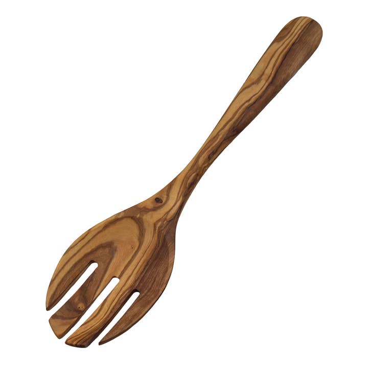medina mood - Vendita all'ingrosso Utensile da cucina - Forchetta da portata "Plaisir" in legno d'olivo1