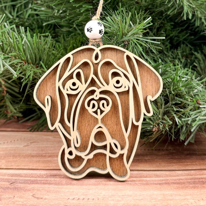 Mastiff Dog Ornament, Pet Store, Gift for Dog Owner for wholesale by Rocky Knoll Co.