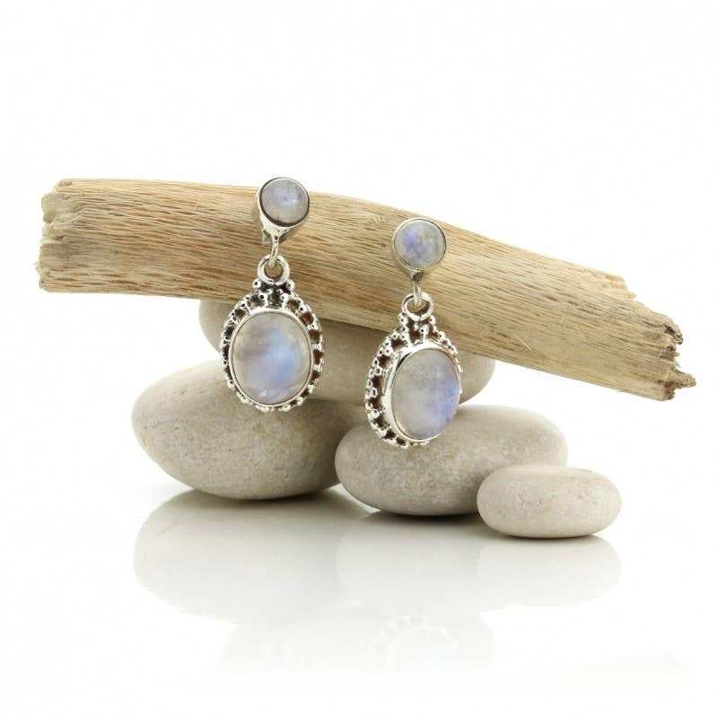 UniArt - Wholesale Dangle Earrings - Kanda Earrings, Stones and Sterling Silver0