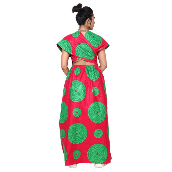 African Stars - Wholesale Dress - Women's - Women's Multi Way Style Maxi Dress -- FI-68L12